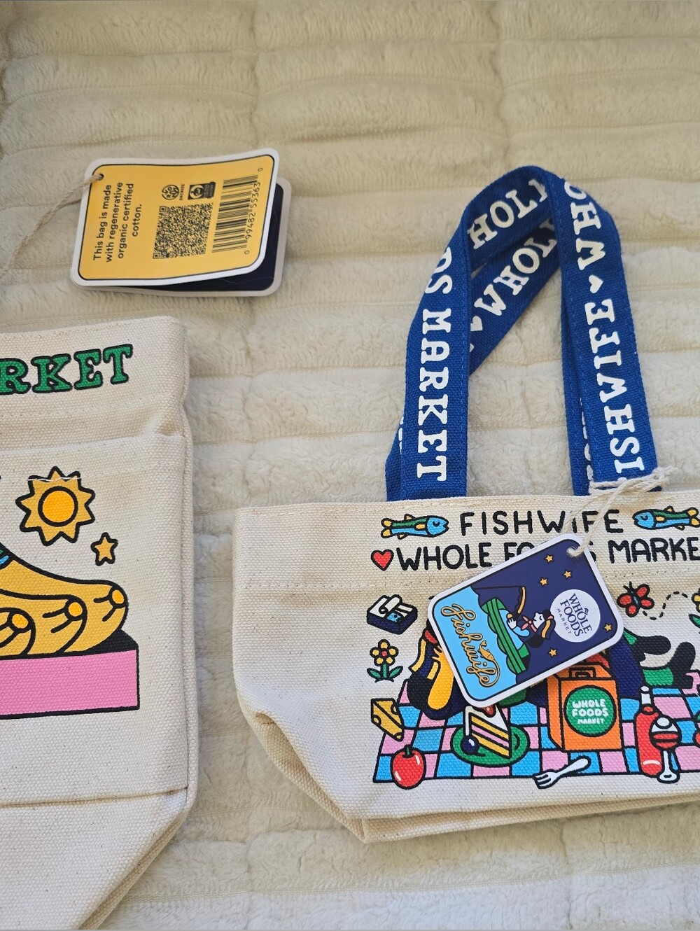 Fishwife X WholeFoods Tote Bag: Large, Medium And Mini - Picture 4 of 8